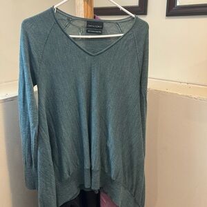 Merino wool green shirt